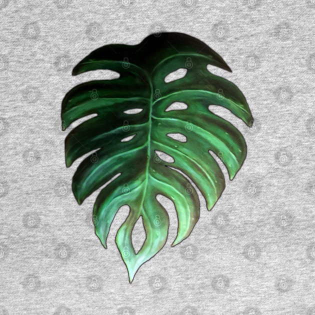 Monstera Leaf Design by SPACE ART & NATURE SHIRTS 